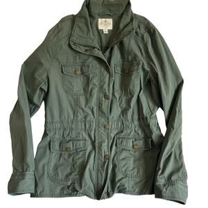 St. John’s Bay Green Utility Jacket Size Medium